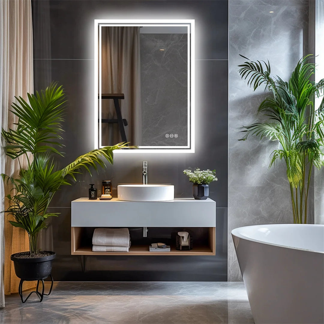 LUVODI Illuminate LED Backlit Mirror With Anti Fog