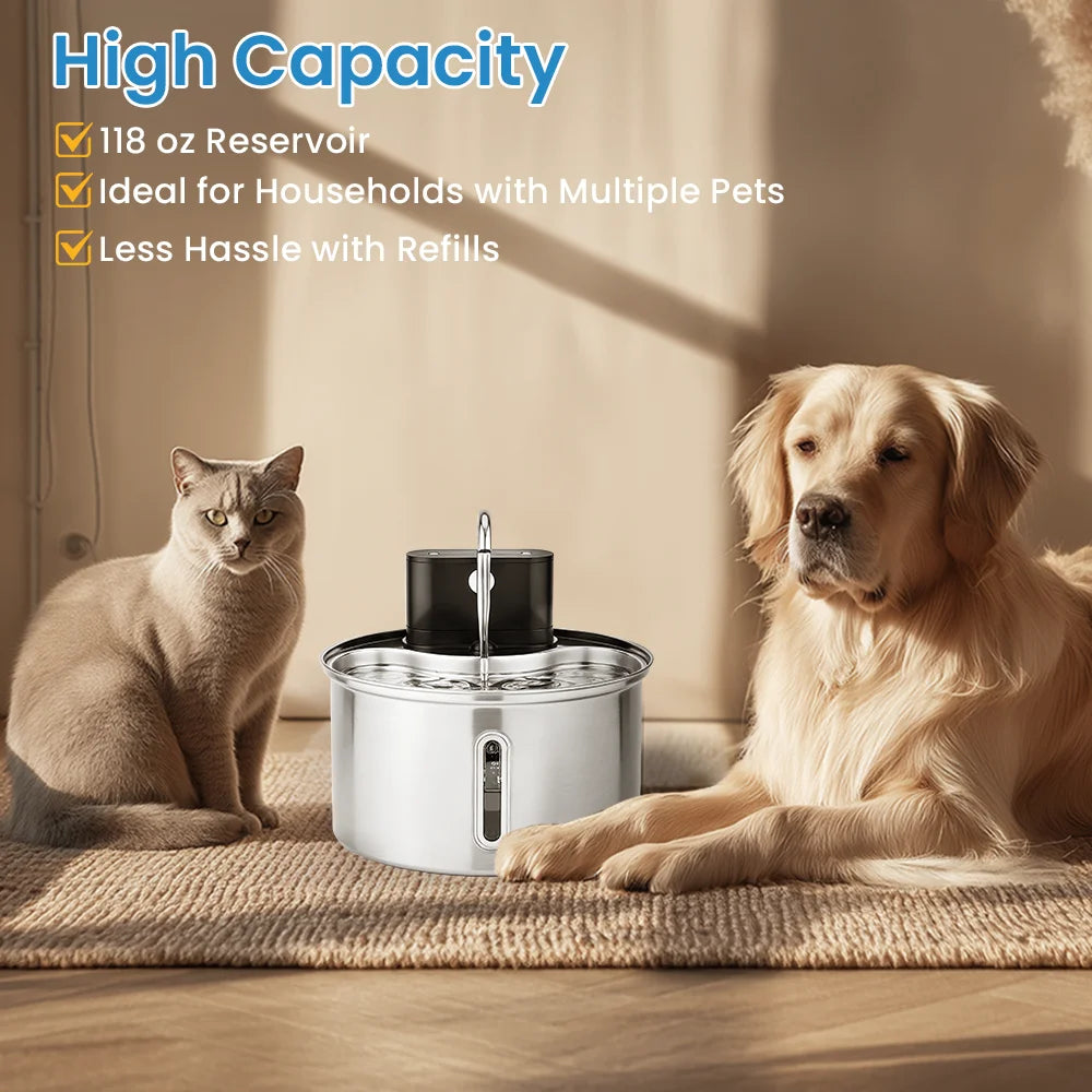 Cityflee Wireless Smart Automatic Water Fountain For Cats And Dogs