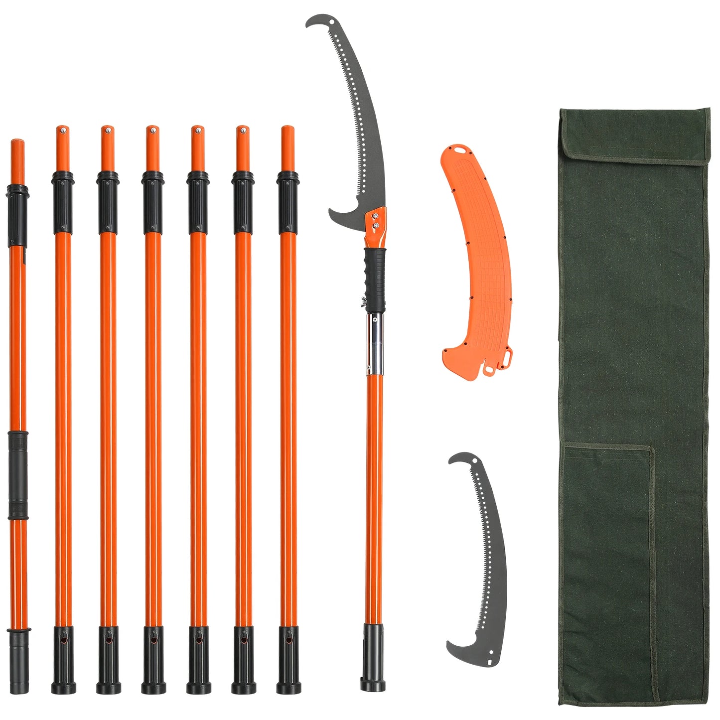 SucceBuy Extendable Telescopic Pole Saw Pruner For Branches
