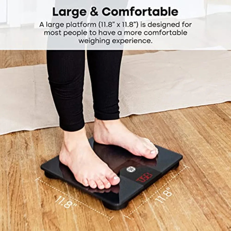 Digital Bathroom Scale 500lb Heavy Duty Weighing Machine