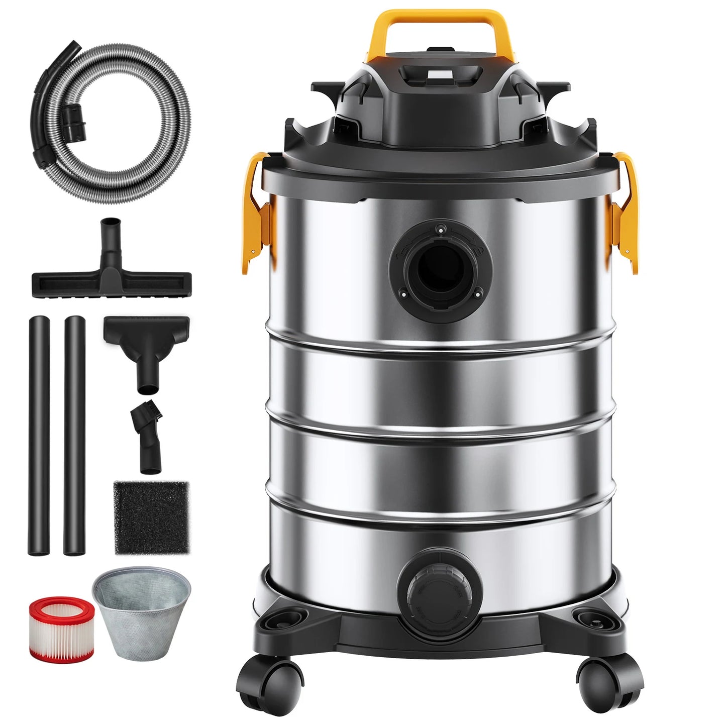 SucceBuy Wet Dry Shop Vacuum Powerful Suction For Carpets