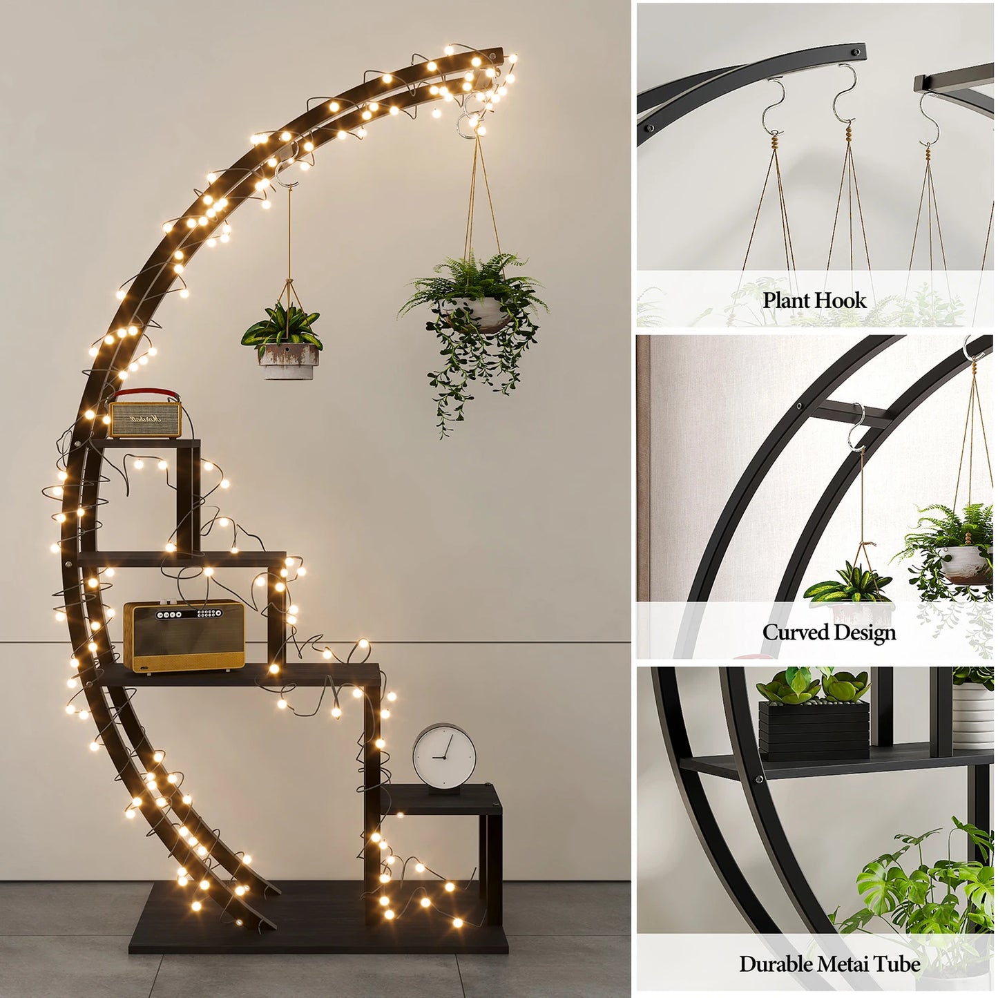 TWISTER.CK 5 Tier Flower Plant Stand Indoor 2 Pack