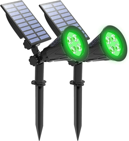 T-SUNRISE LED Solar Lights Outdoor Spotlight IP65 Garden