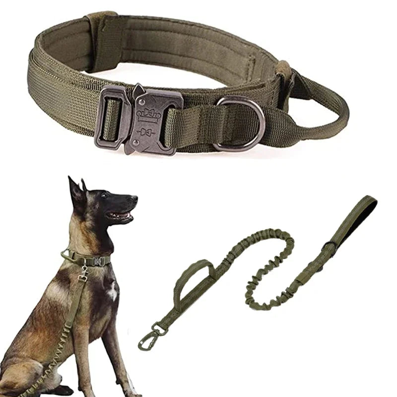 COOYOMOO Durable Tactical Dog Collar And Leash Set For Training