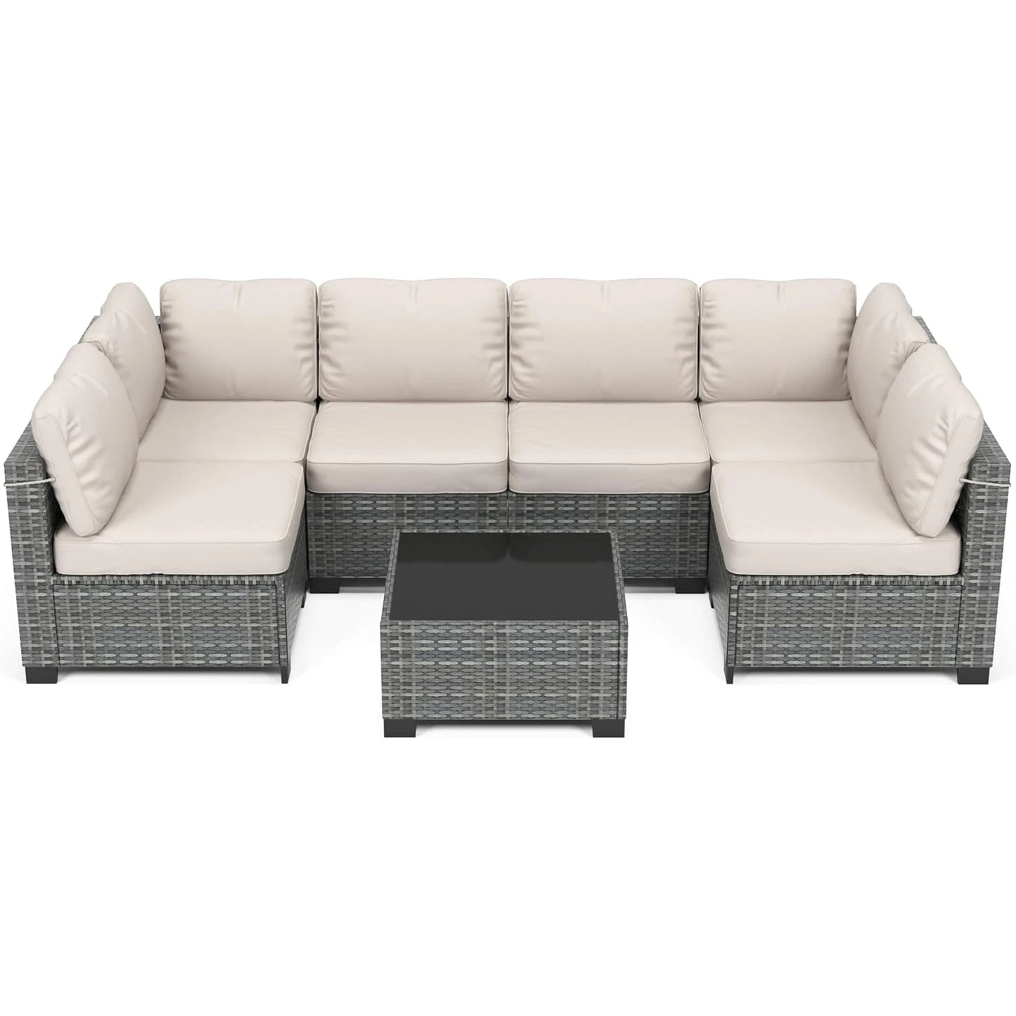 HobbyLane Modular Outdoor Furniture Set For Garden Balcony