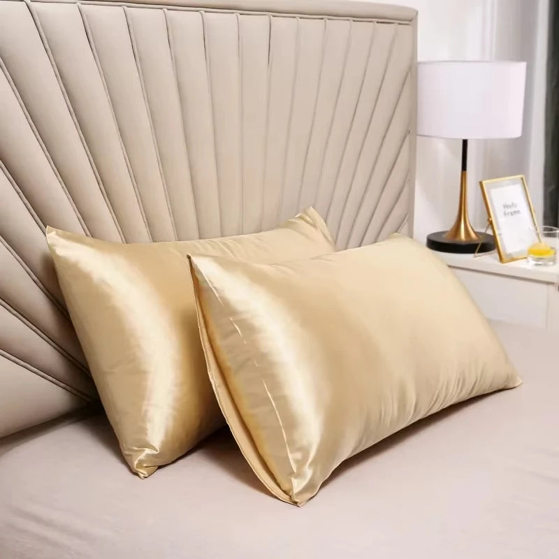 100 Percent Silk Pillowcase Satin Hair Care Pillow Cover For Smooth Sleep