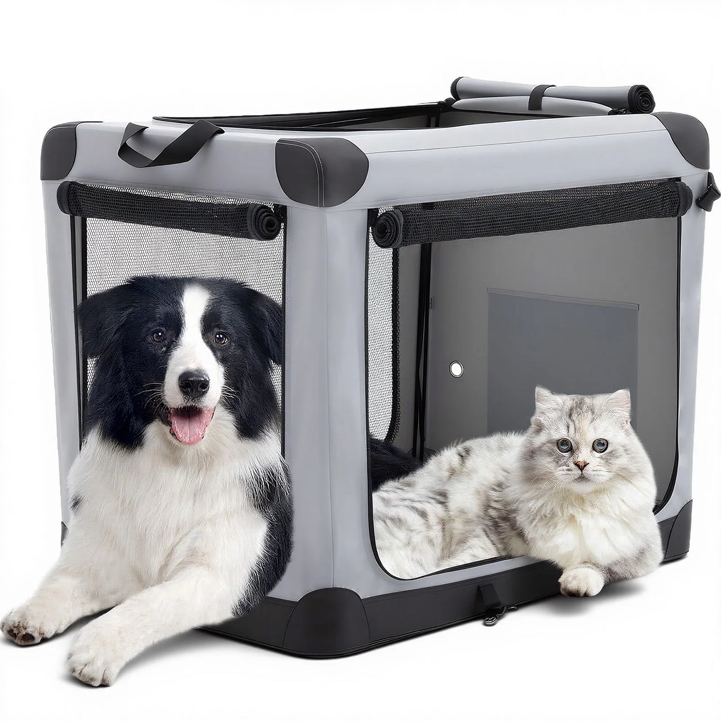 JHK Folding Soft Dog Crate Portable Kennel for All Sizes