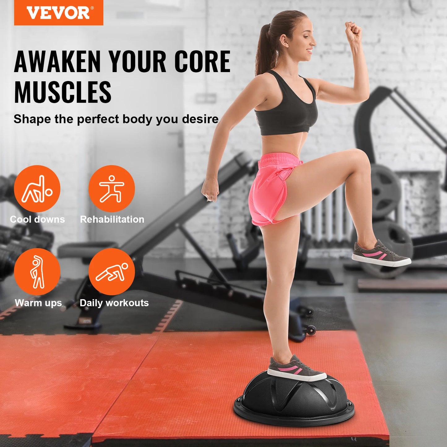 Exercise Ball Trainer 660 Lbs Capacity Balance Ball Home Gym