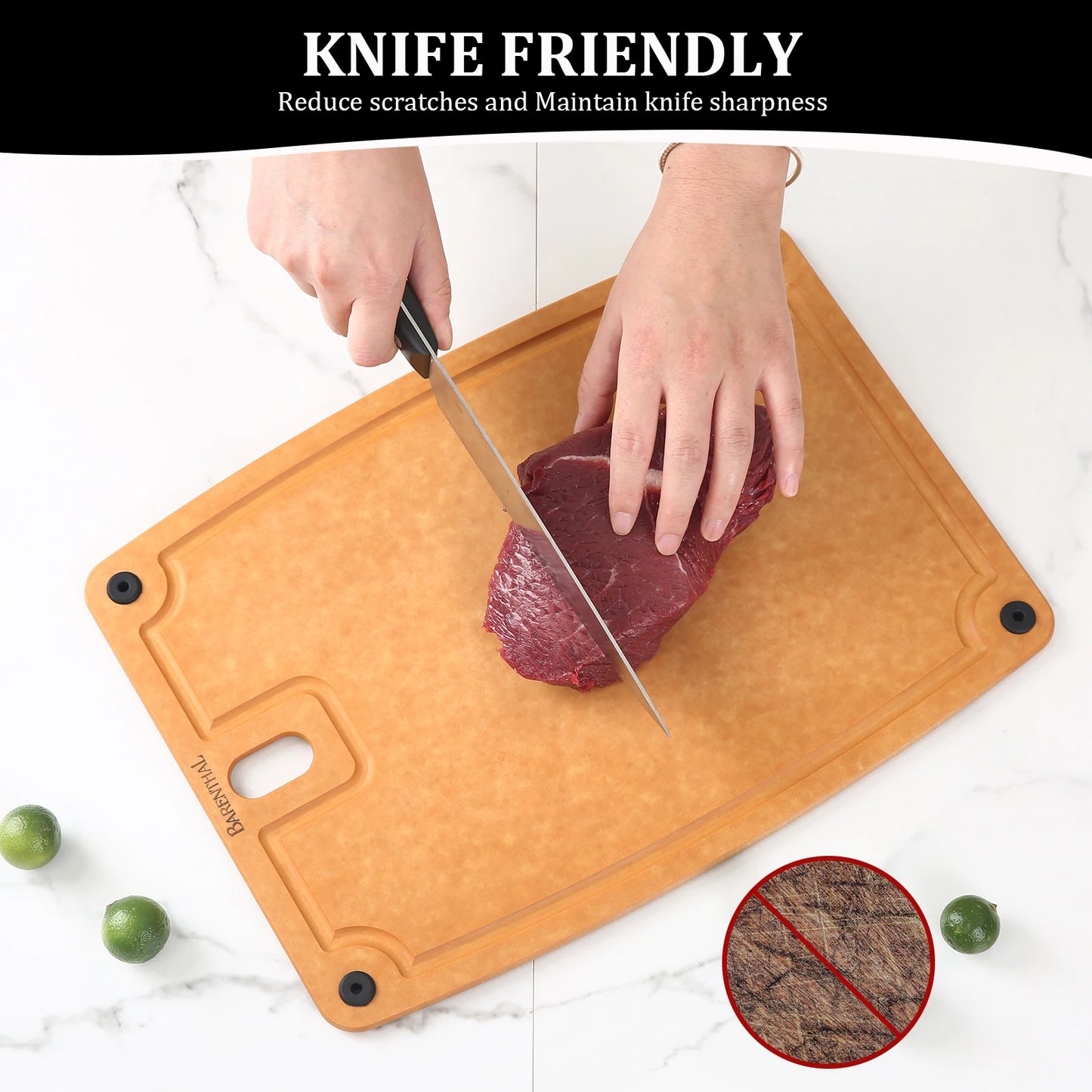 Barenthal Pine Fiber Cutting Board Durable Antibacterial Dishwasher Safe