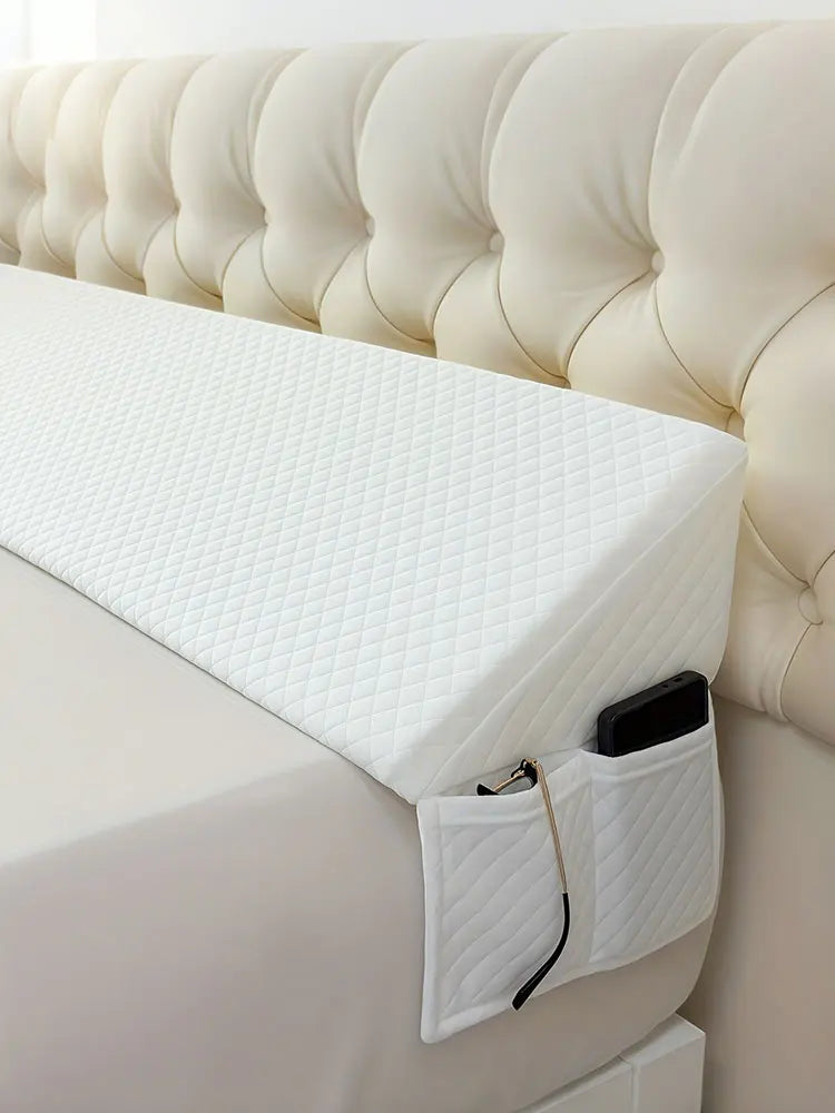 Bed Wedge Pillow Adjustable Memory Foam Backrest for Snoring