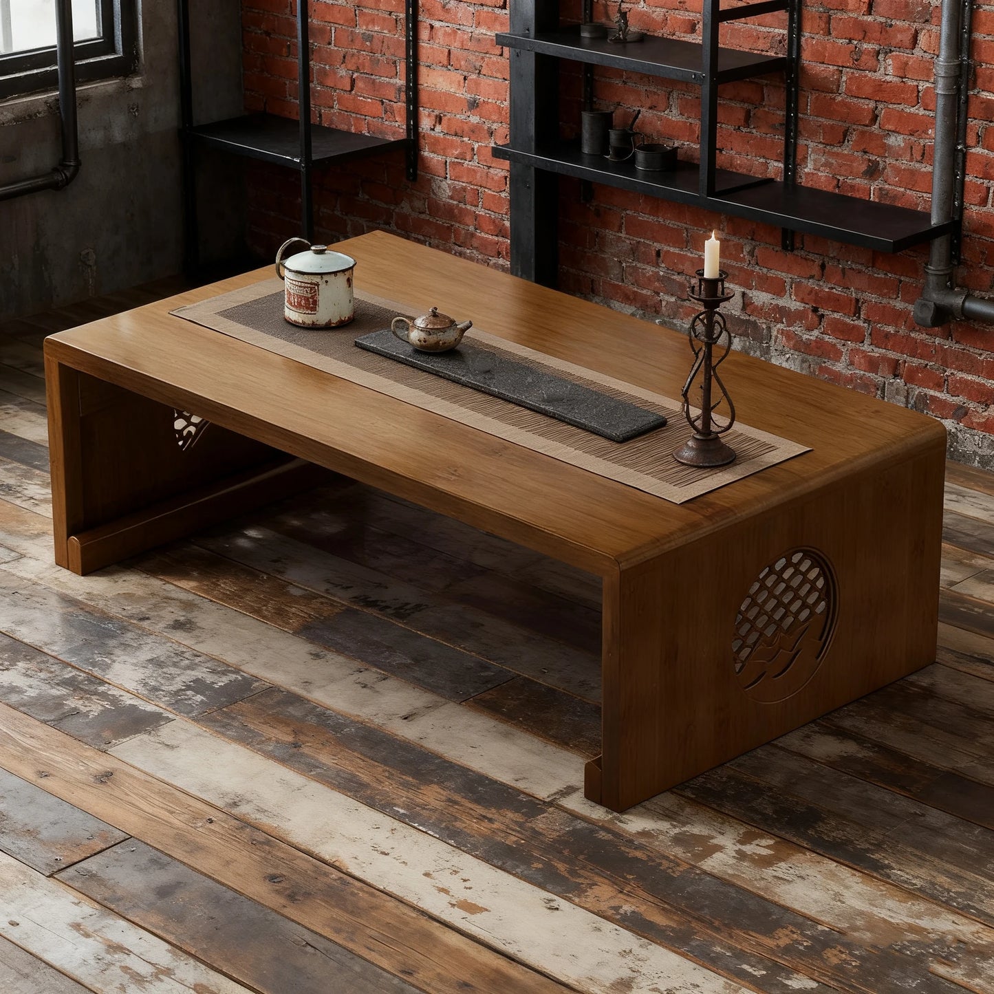 Japanese Style Foldable Coffee Table For Floor Use