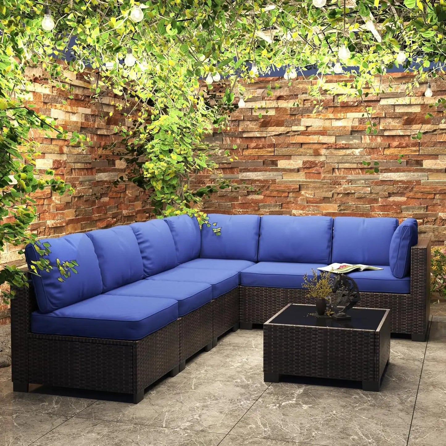 HobbyLane Modular Outdoor Furniture Set For Garden Balcony