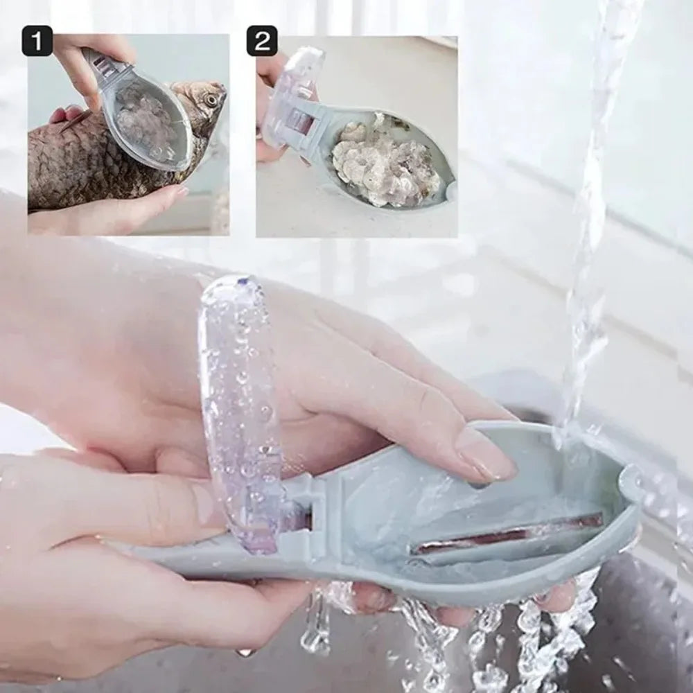 Fish Scale Scraper And Skin Brush Kitchen Tool Multifunctional Gadget