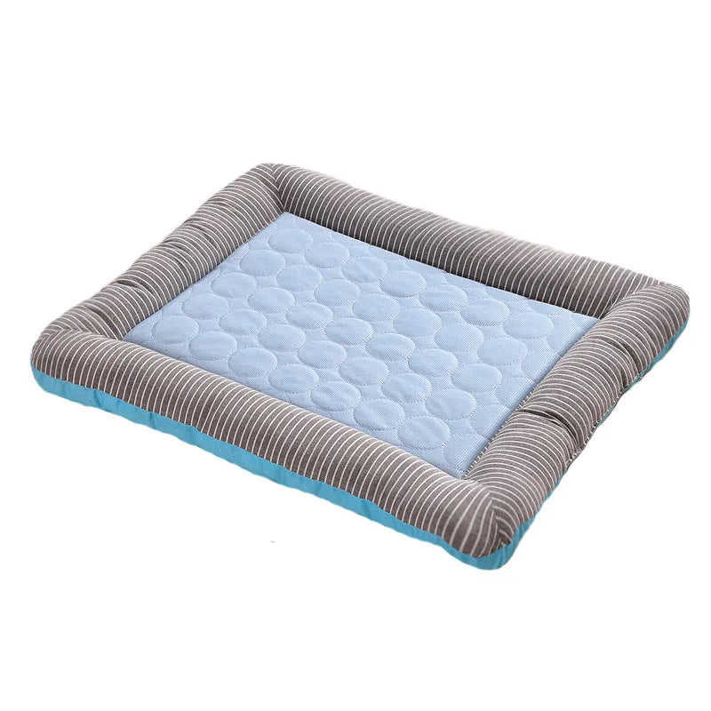 Cooling Pad Bed for Dogs and Cats Breathable Ice Silk Mat
