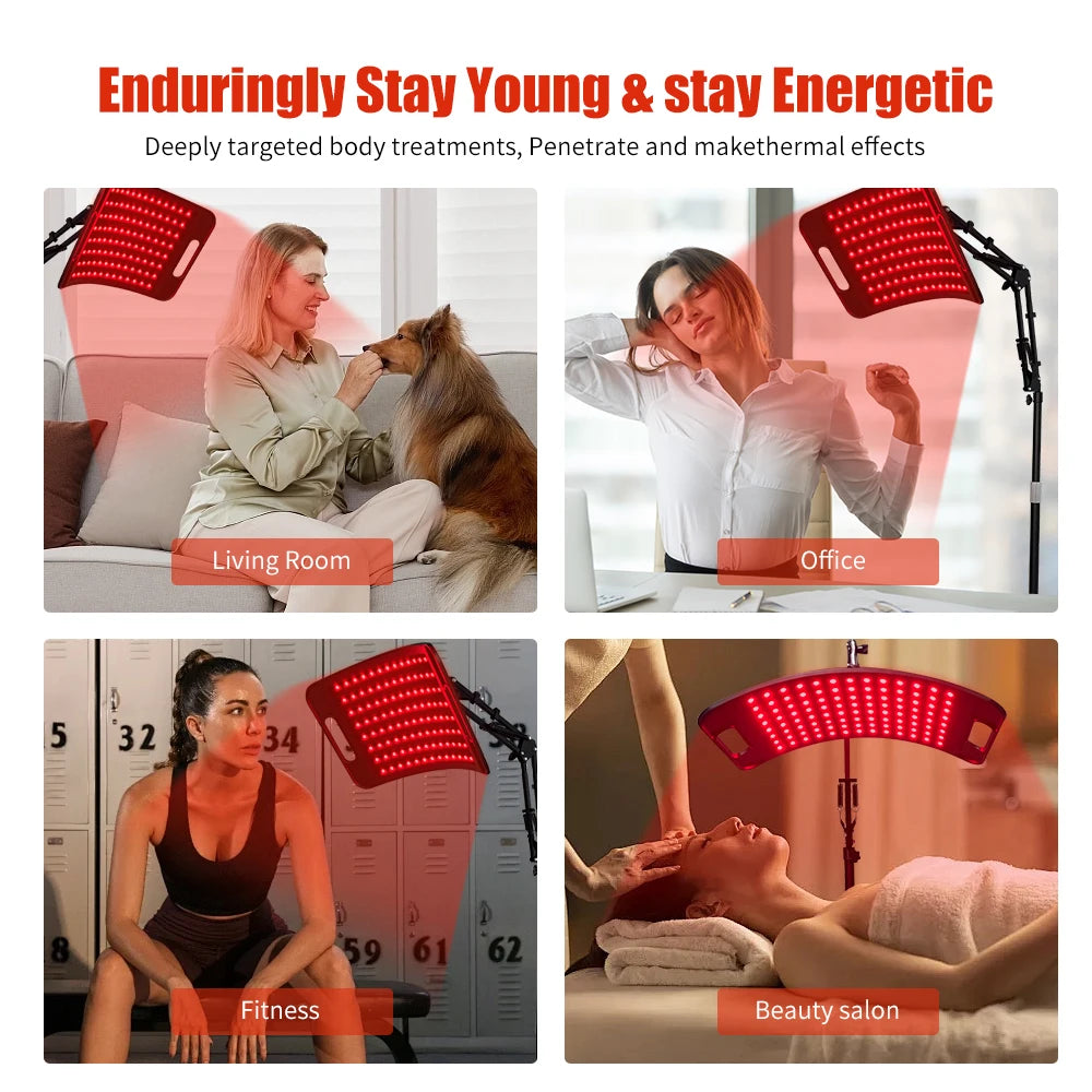 Near Infrared Light Therapy Panel For Face And Body