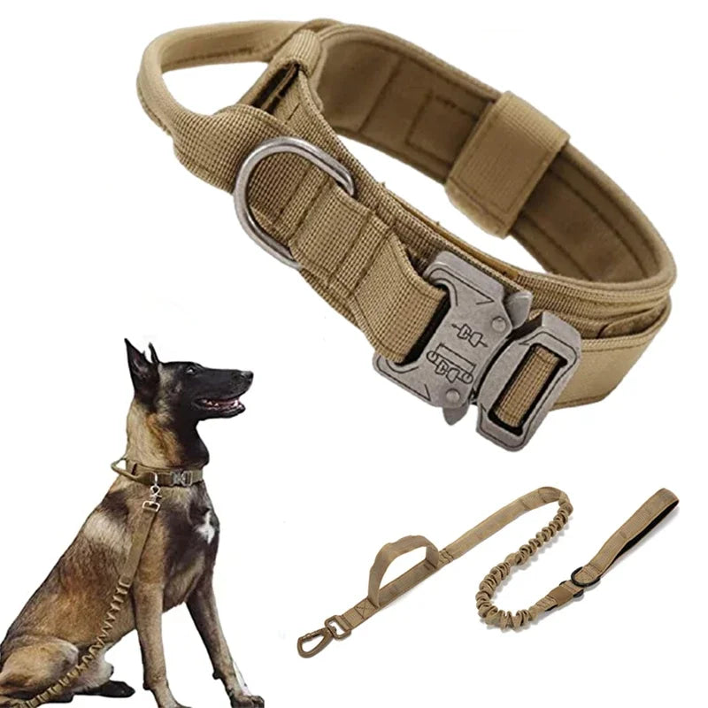 COOYOMOO Durable Tactical Dog Collar And Leash Set For Training