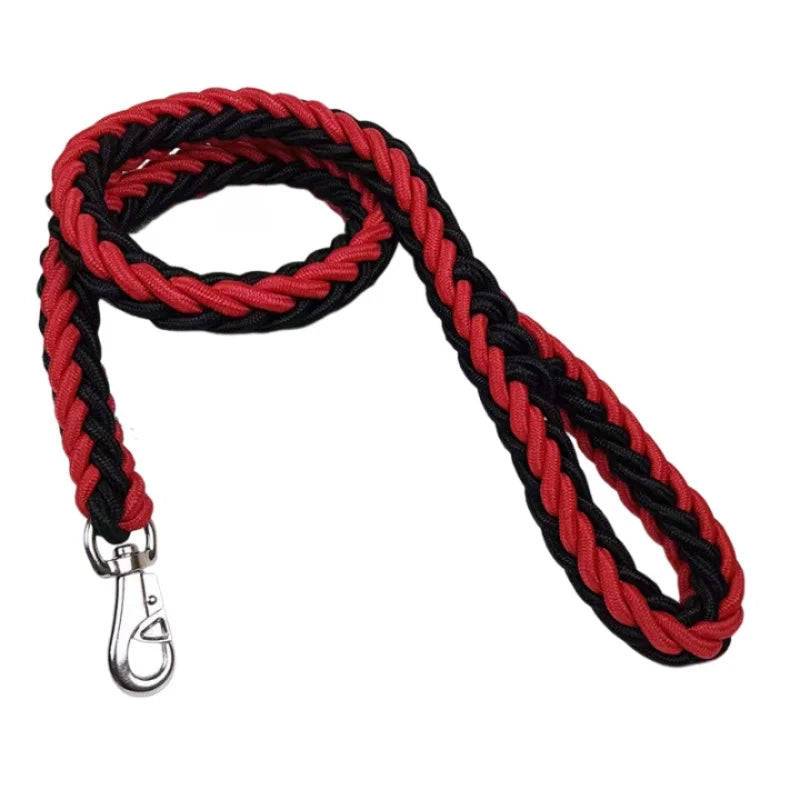 Nylon Braided Dog Leash Traction Rope For Large Breeds