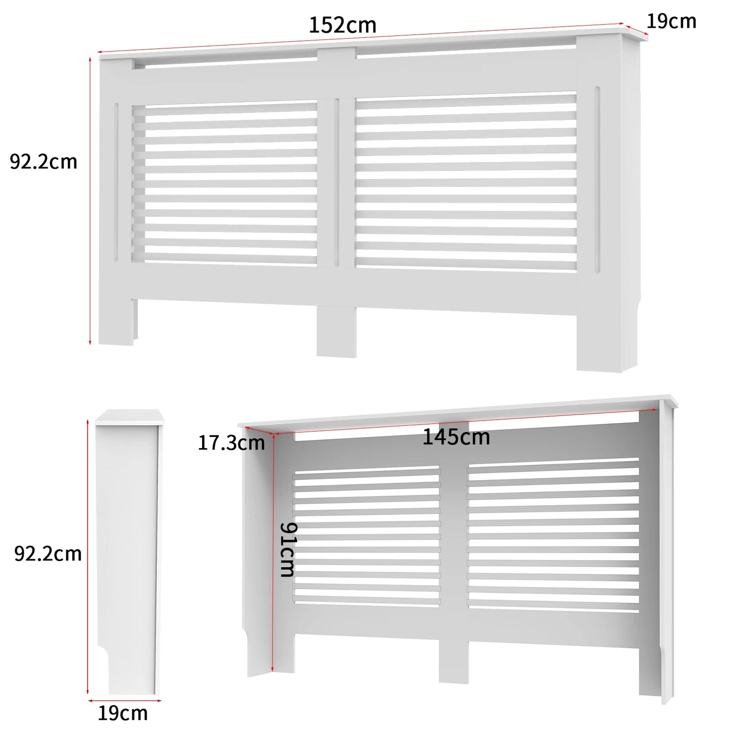 Mdf Radiator Cover Cabinet With Grill