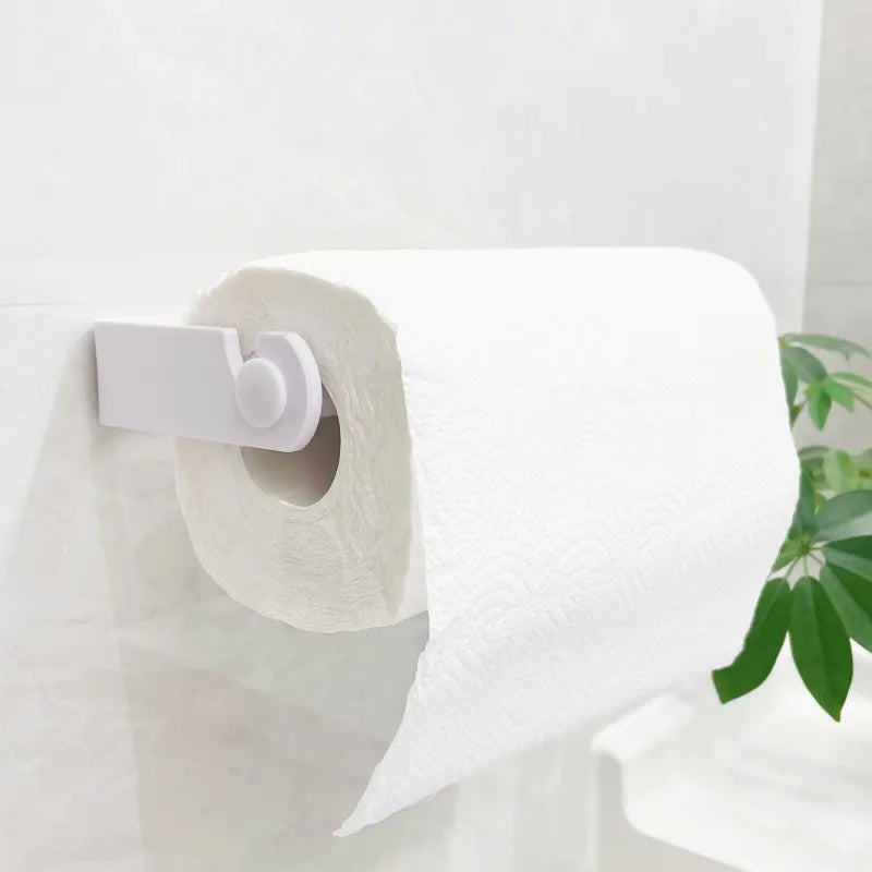 Adhesive Kitchen Paper Towel Holder And Napkin Rack