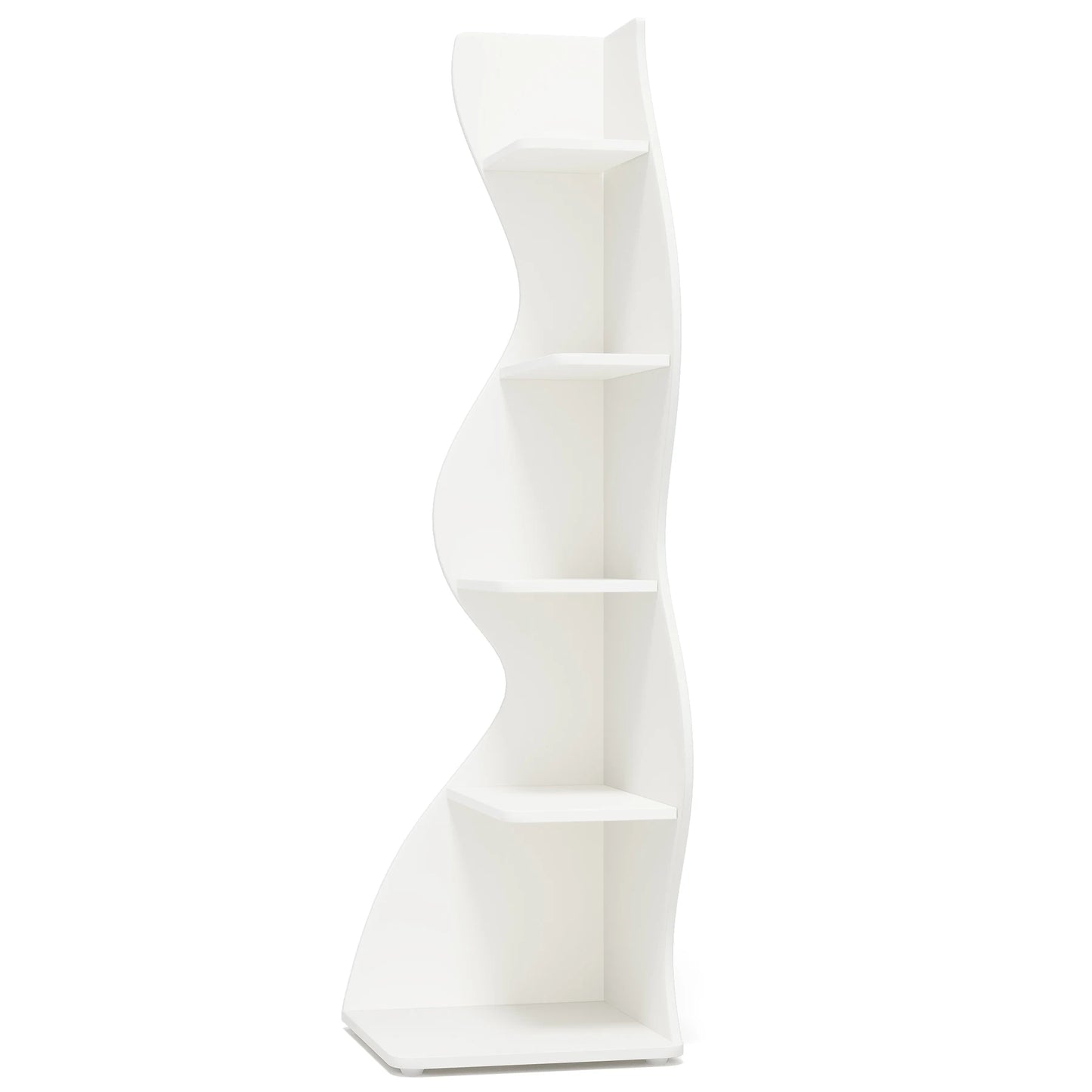 Tribesigns 5 Tier Corner Shelf Wall Corner Bookshelf Plant Stand