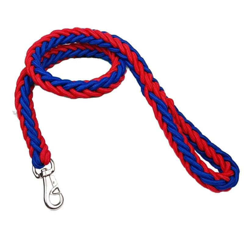 Nylon Braided Dog Leash Traction Rope For Large Breeds