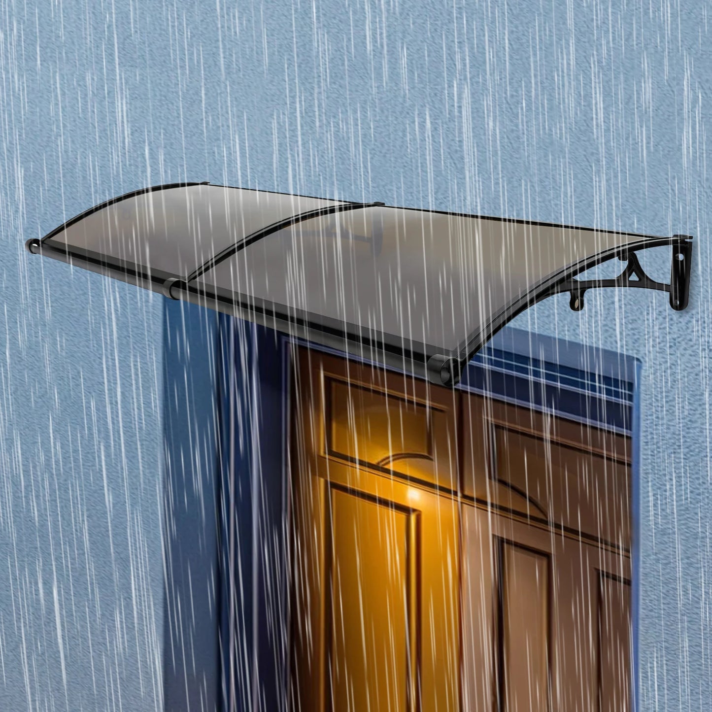 Front Door Arch Rain Shed Canopy For Outdoor Sun Protection