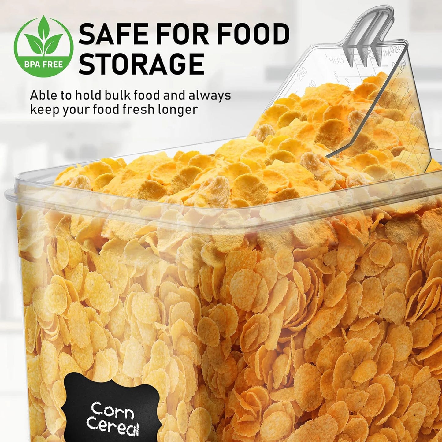 Airtight Food Storage Containers Duo For Pantry Organization