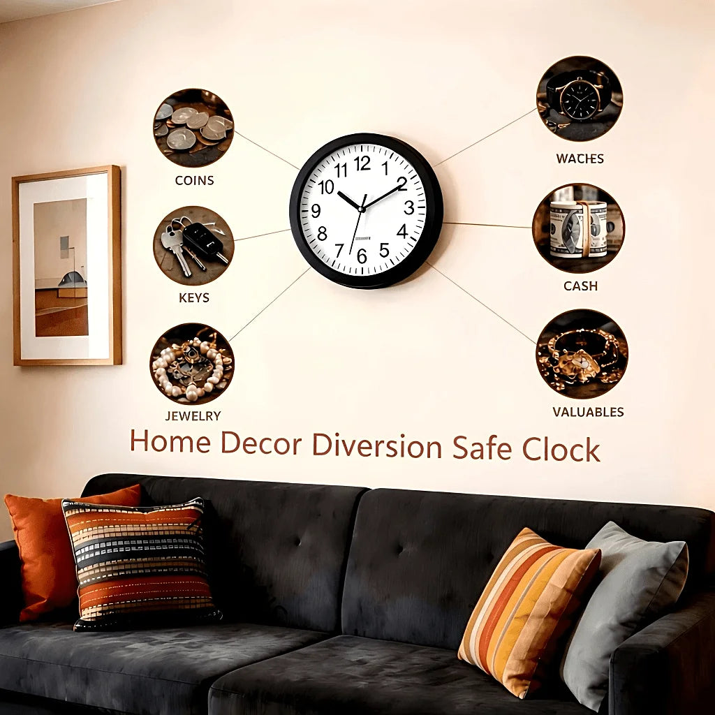 Hidden Wall Coin Safe Security Cabinet for Home and Office
