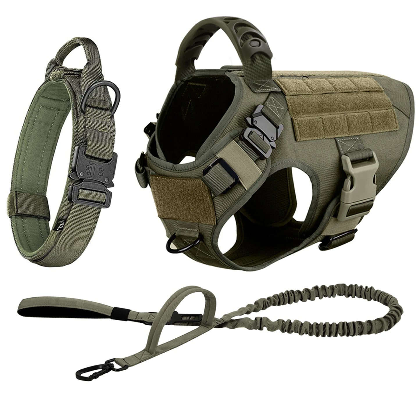 Nylon Dog Harness And Leash Set Training Vest And Collar