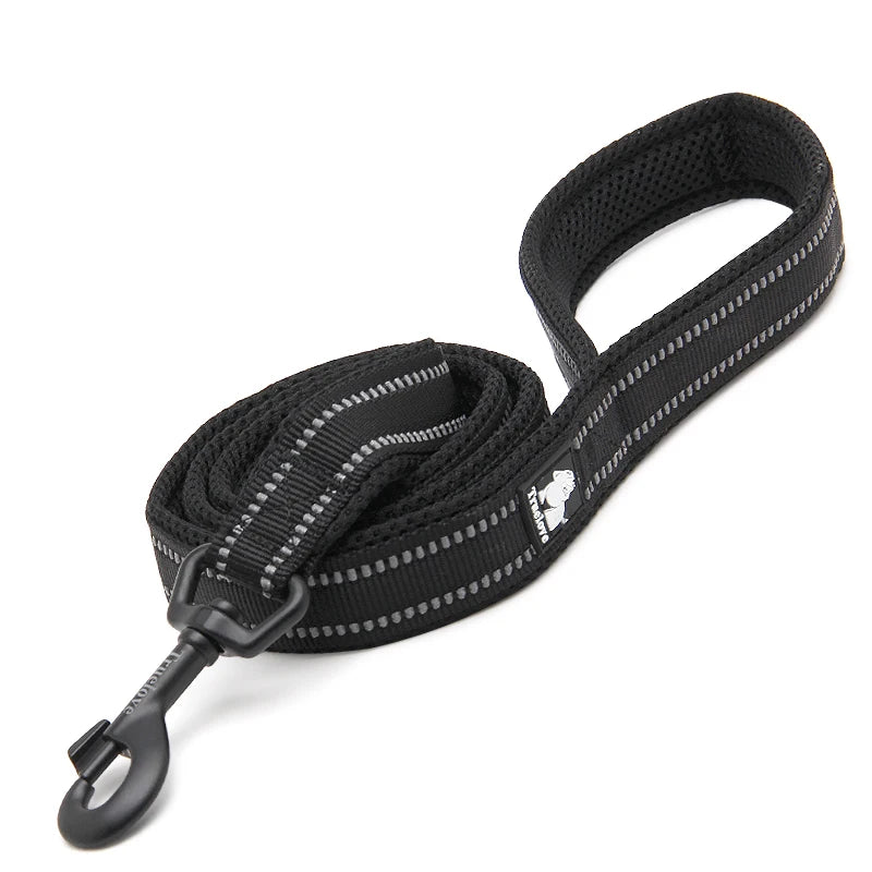 Winhyepet Padded Handle Reflective Dog Leash Durable Training Nylon