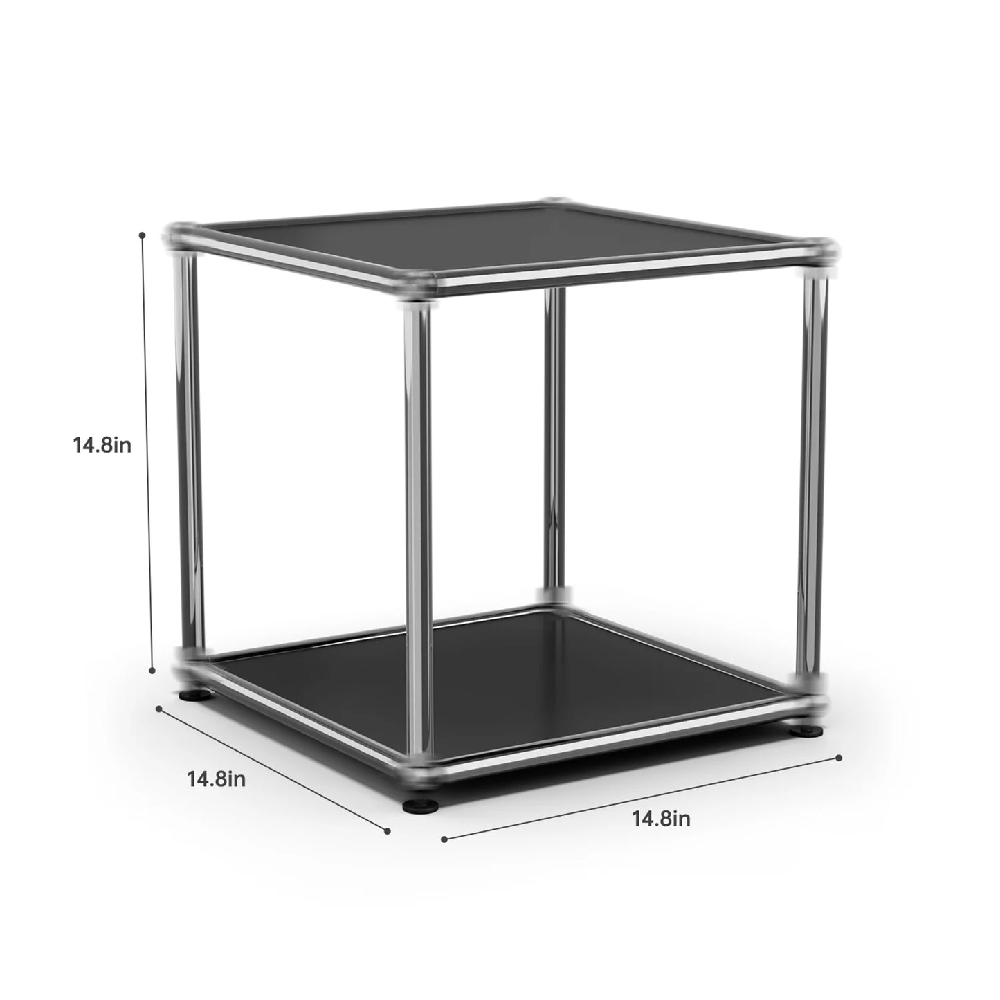 Stainless Steel Storage Cabinet Organizer and TV Stand for Living Room