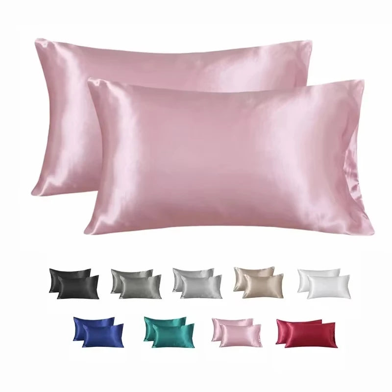 100 Percent Silk Pillowcase Satin Hair Care Pillow Cover For Smooth Sleep