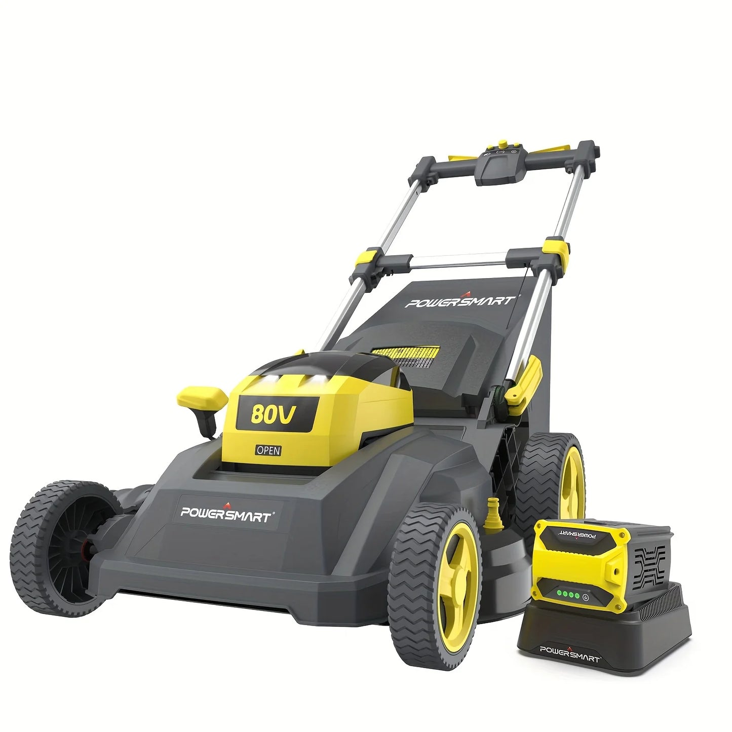 PowerSmart Self-Propelled Cordless Lawn Mower With 6.0Ah Battery