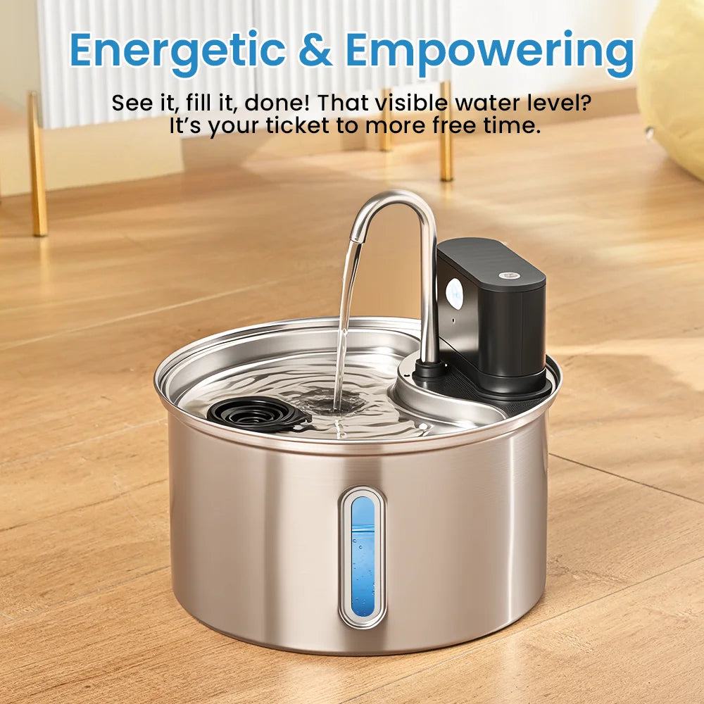 Cityflee Wireless Smart Automatic Water Fountain For Cats And Dogs