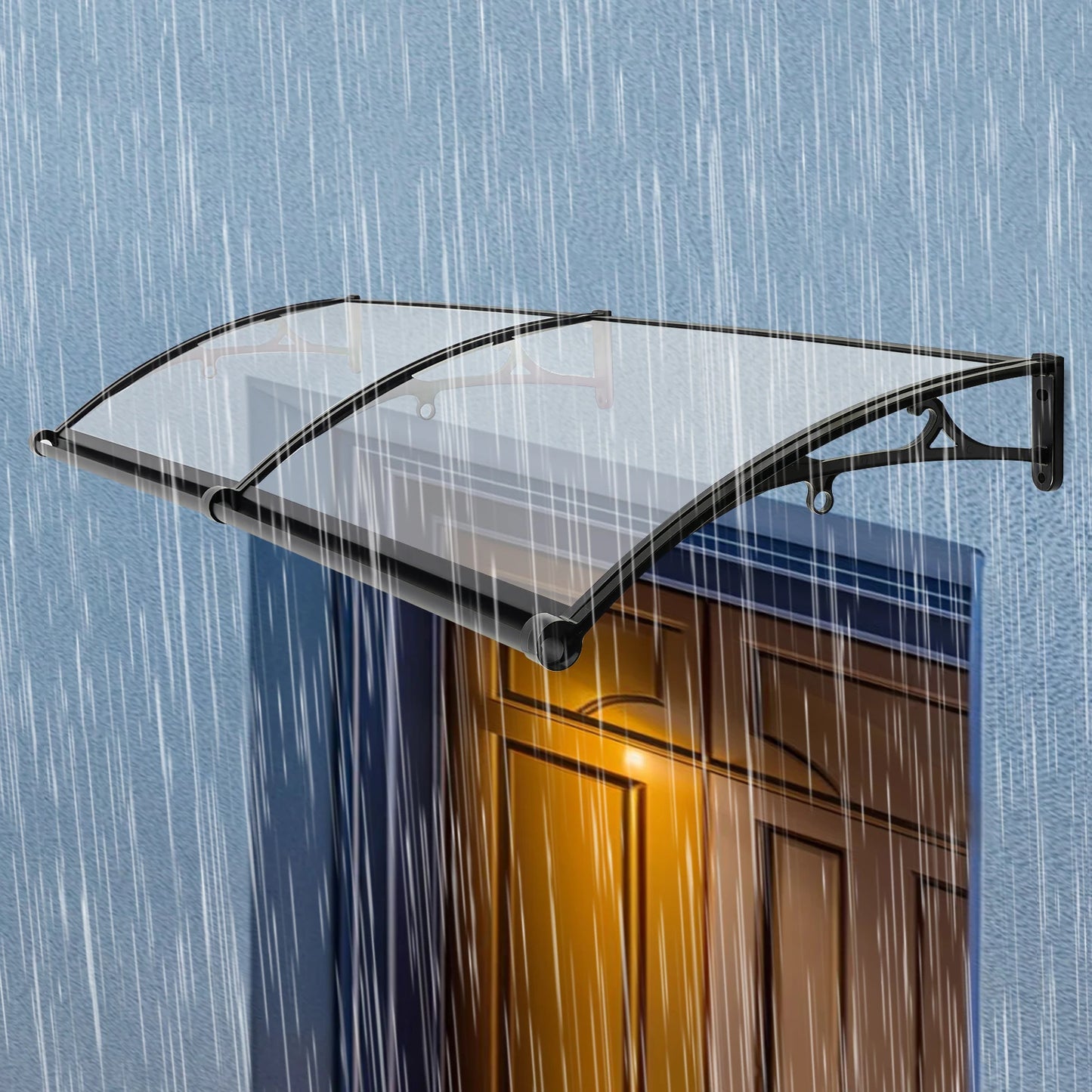 Front Door Arch Rain Shed Canopy For Outdoor Sun Protection