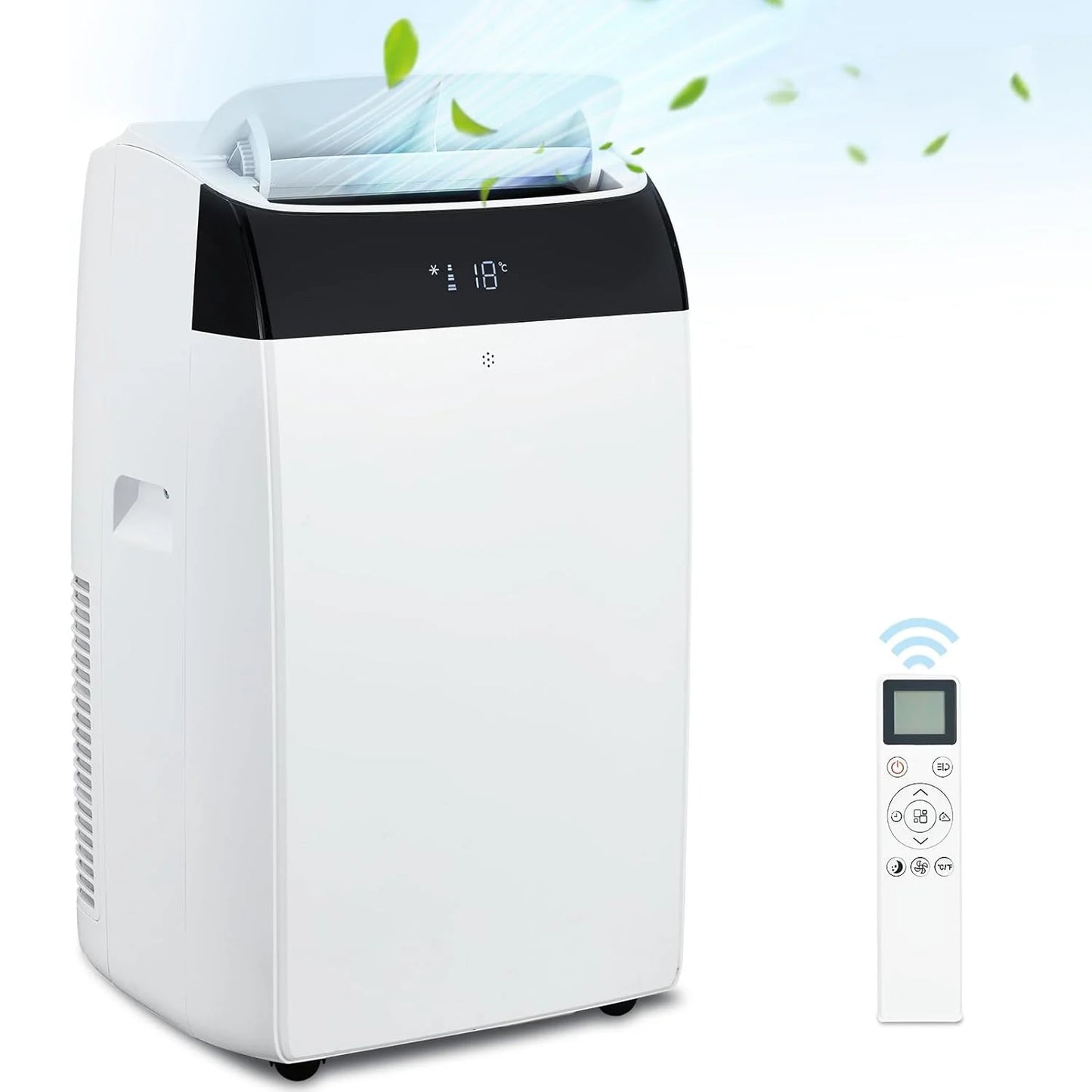 Adoolla 14000 BTU Portable Air Conditioner 3-in-1 Sleep Mode Remote