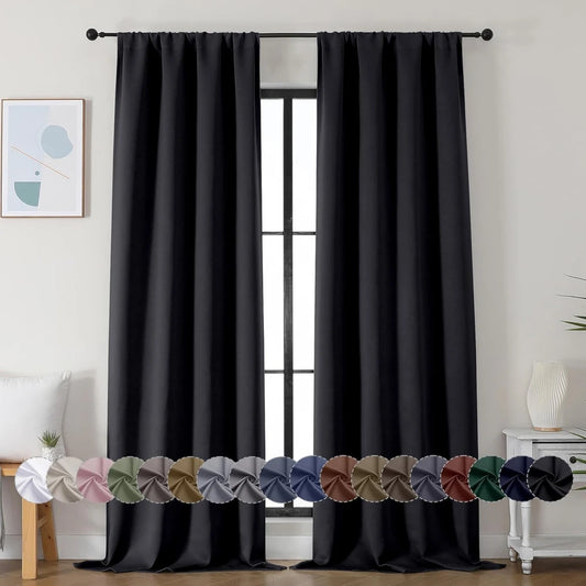 Blackout Curtain Panel For Living Room And Bedroom Thermal Insulated
