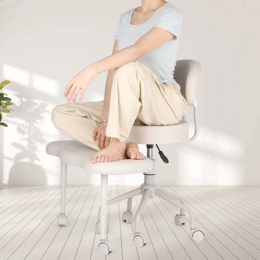 Cross Desk Chair With Lumbar Support And Height Adjustment