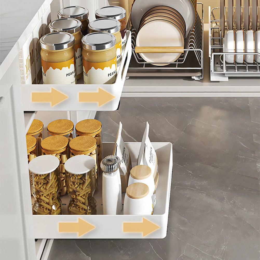 TWISTER.CK Pull Out Cabinet Organizer Heavy Duty Drawers