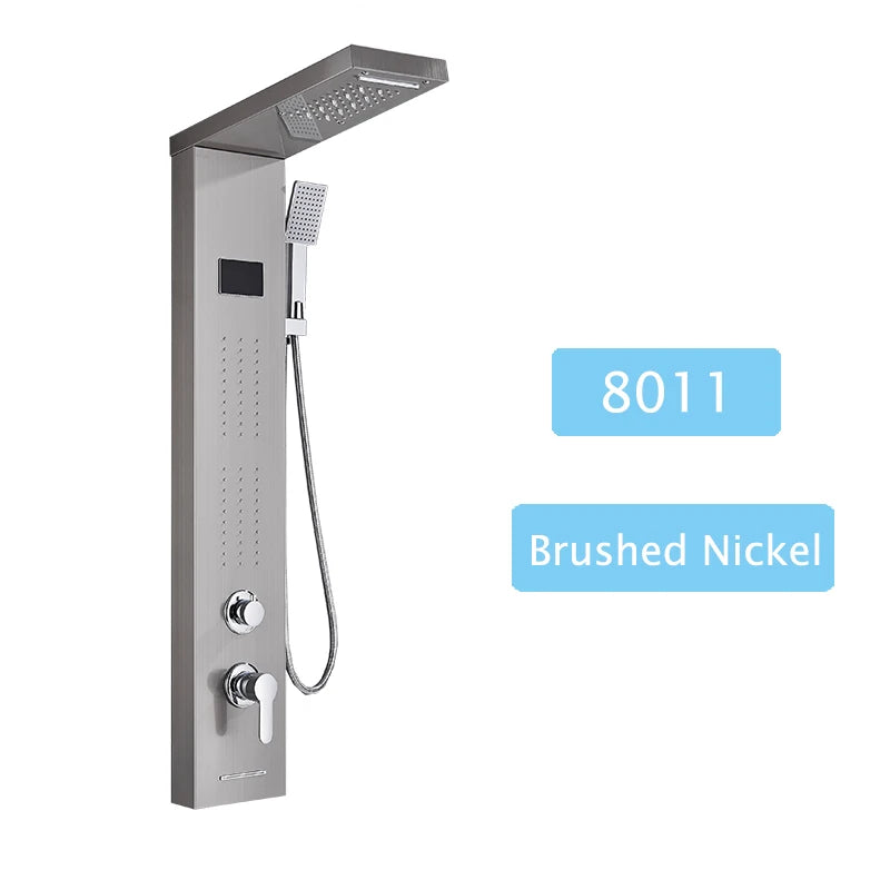 Shinesia Luxury Led Shower Panel Spa Massage Jet System
