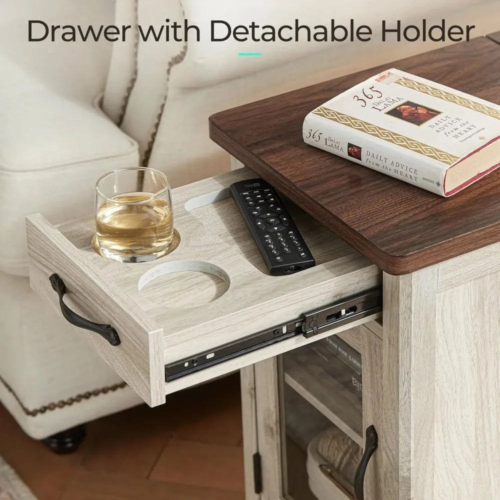 Farmhouse Style 3-Piece Coffee Table Set For Living Room