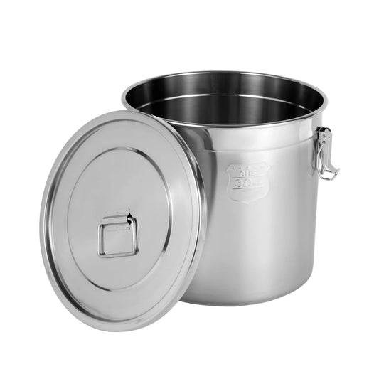 Bymaocar Airtight Food Storage Container Stainless Steel with Locking Lid
