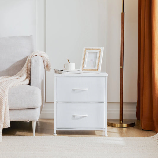 JHK Living Room Cabinet With Fabric Drawers