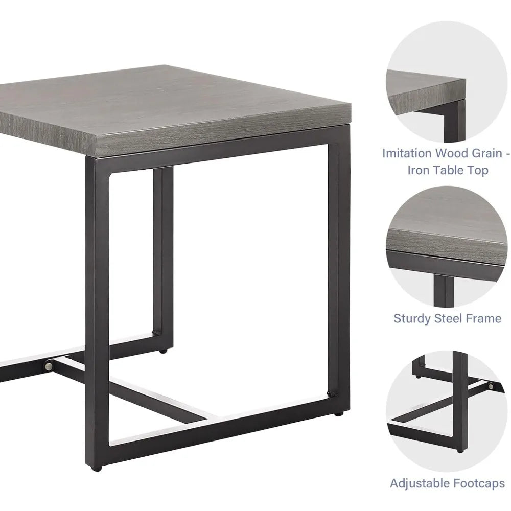 Square Outdoor Patio Table For Garden And Deck