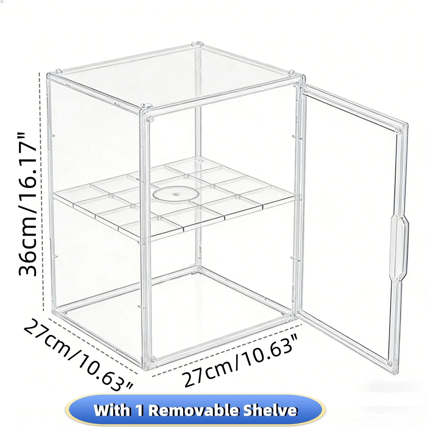 Acrylic Display Box Stackable Storage Case For Collectibles And Cosmetic Figures