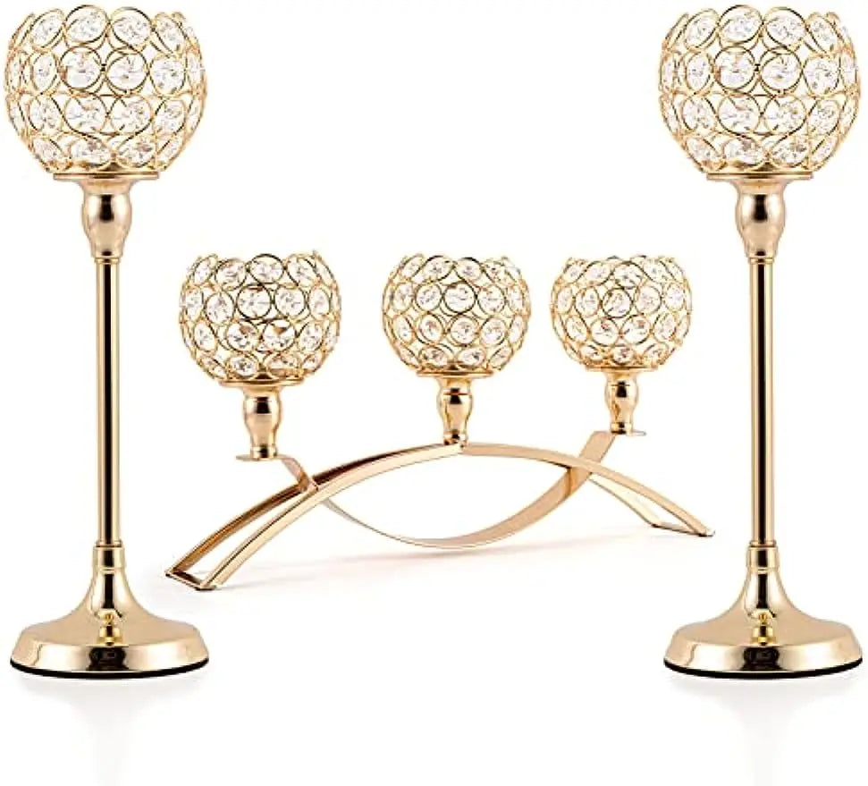 Vincigant Three-Arms Tealight Candelabra Stand