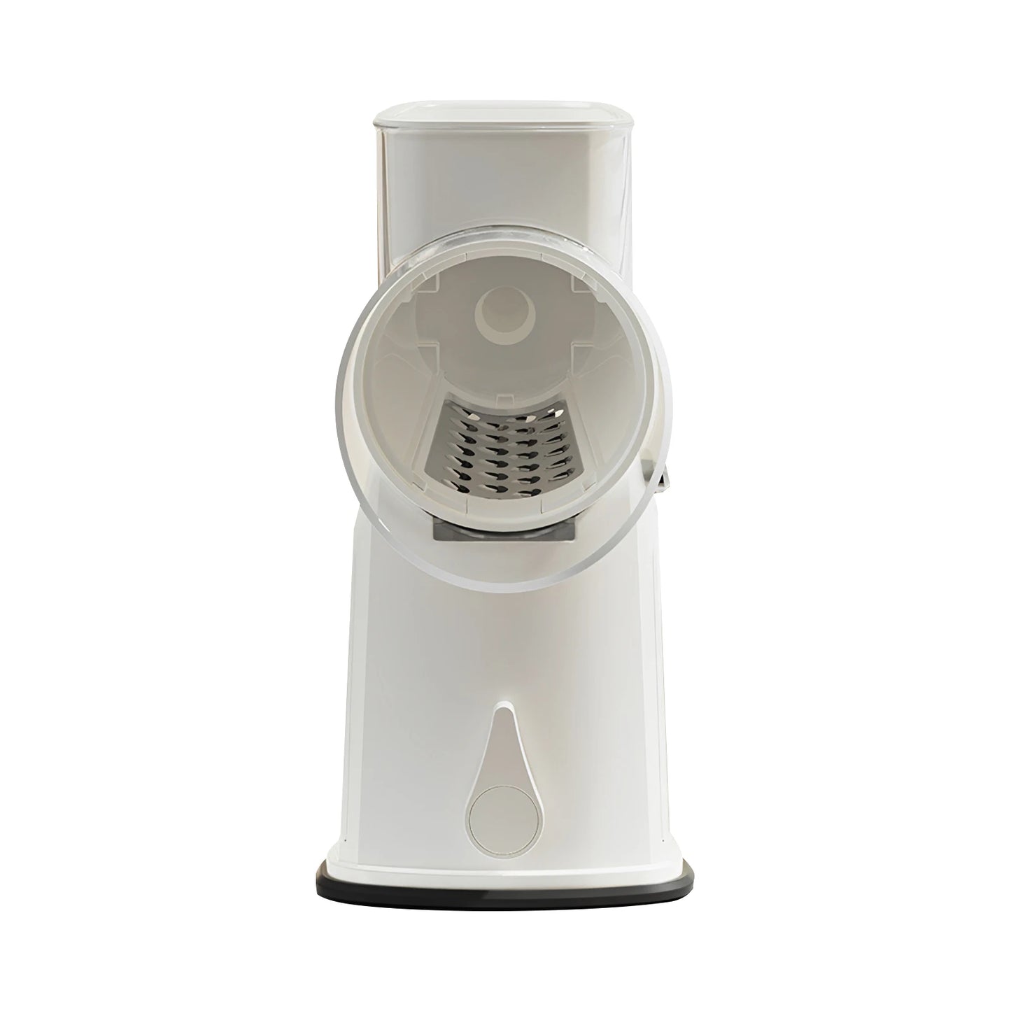 Rotary Cheese Grater And Vegetable Slicer With Stainless Blades