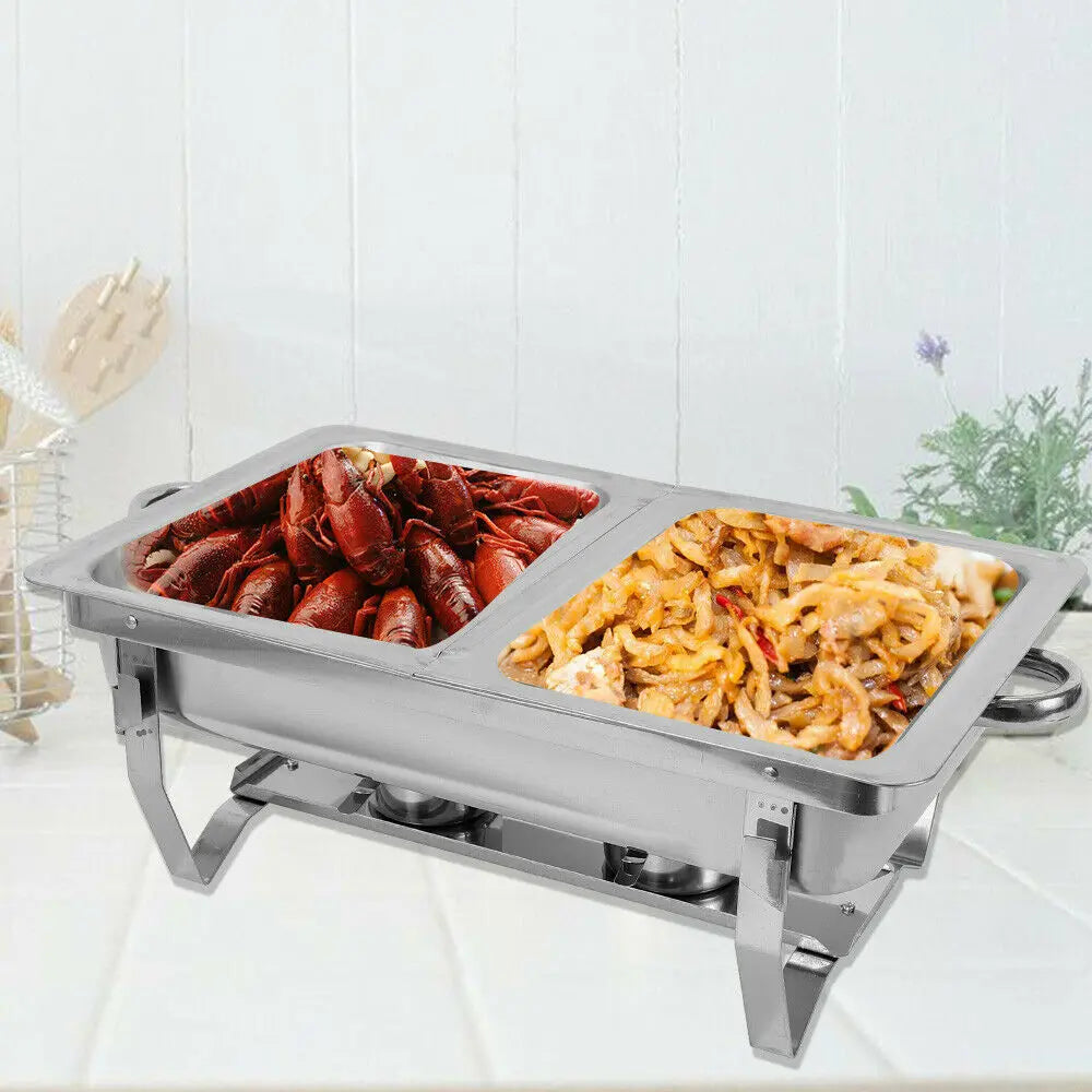 7.5L Stainless Steel Chafing Dish Warmer For Party Buffet