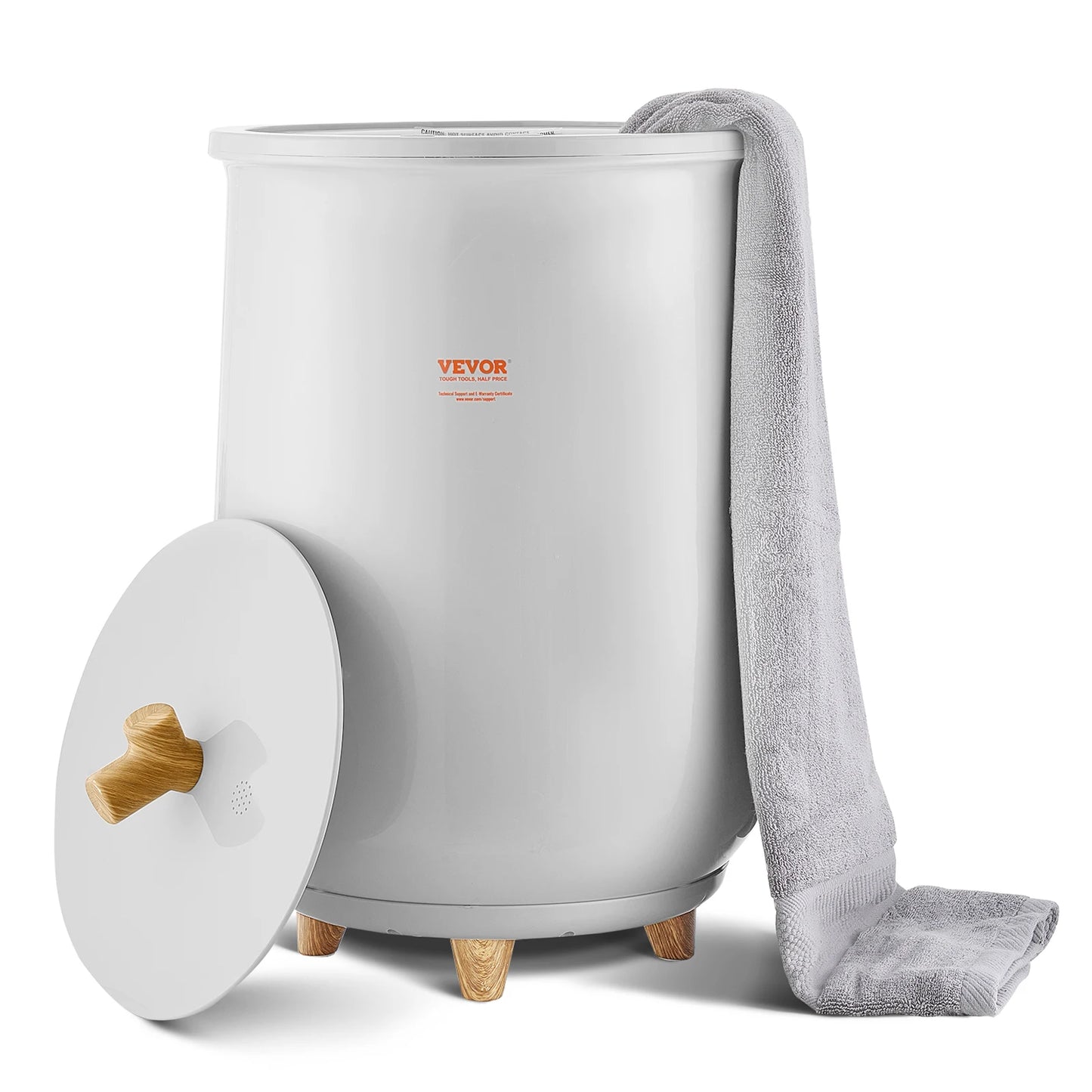 SucceBuy Towel Warmer Bucket With LED Light Auto Shutoff Aromatherapy