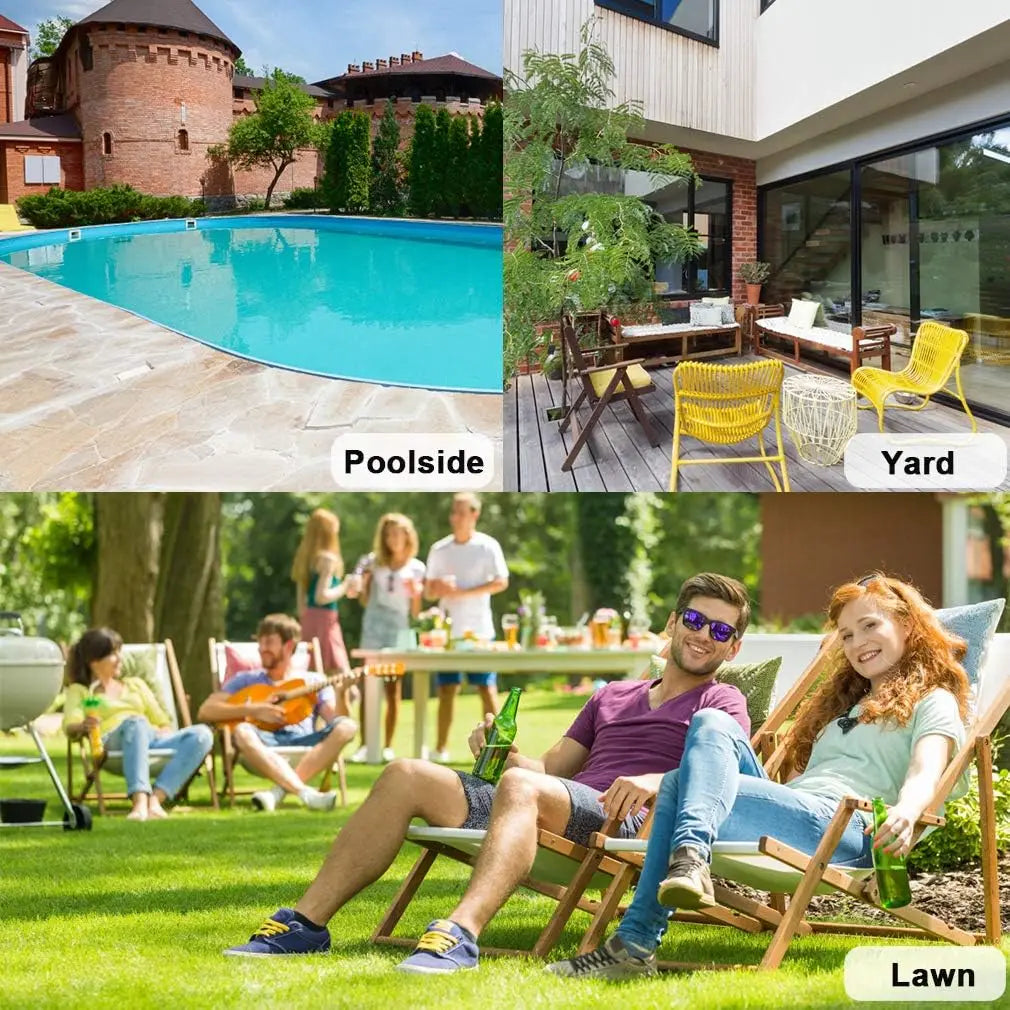 Outdoor 3 Piece Rattan Bistro Set Weather Resistant Patio Furniture
